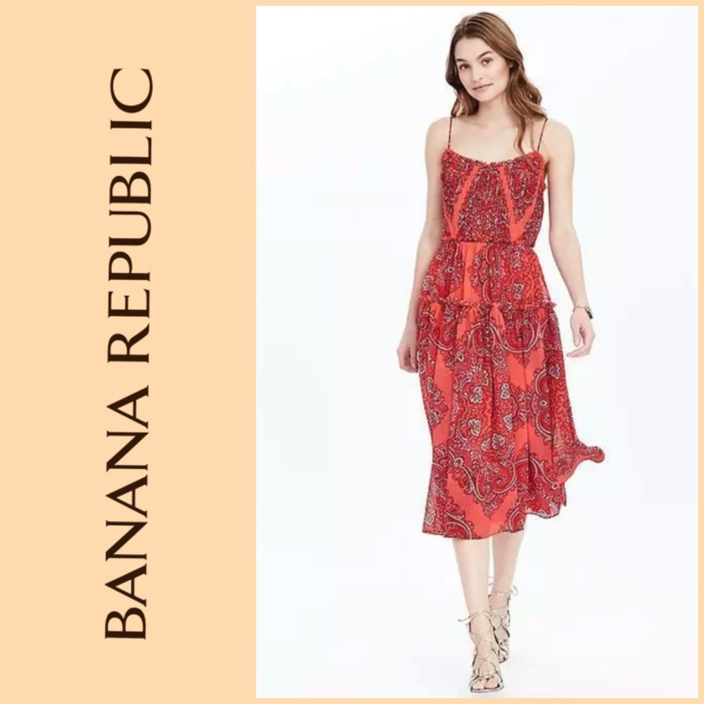 Banana Republic NWT Paisley dress, 8/10